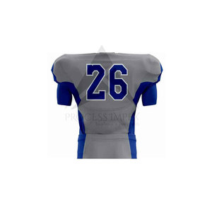 ชุดยูนิฟอร์มอเมริกันฟุตบอลชาย ชุดเสื้อและกางเกงแบบกำหนดเอง ผ้าแห้งเร็ว ระบายอากาศได้ดี สำหรับกีฬาทีม ผลิตโดย Impex - Product Image 6