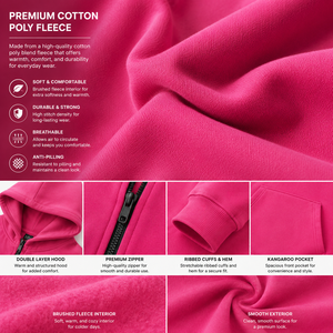 Sudadera con capucha y máscara facial completa de algodón grueso de primera calidad para mujer, con cremallera completa, estilo balaclava, ropa urbana con logo personalizado - Product Image 5
