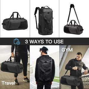 Men Multi-Purpose Outdoor Backpack Crossbody <b>Bag</b> Shoulder <b>Bag</b> <b>Travel</b> <b>Bag</b> With Adjustable Strap Zipper Closure Sports Gym <b>Bag</b> Oem - Product Image 5