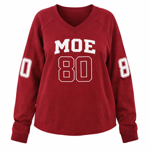 Sweat-shirts oversize pour femmes style Y2K, hauts décontractés et streetwear, logo personnalisé, OEM, marque privée, USA. - Product Image 4