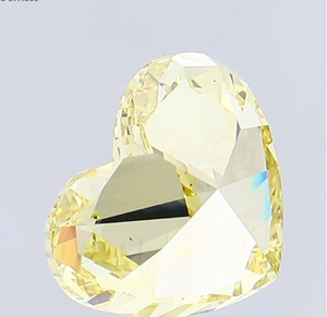 Diamant de laboratoire certifié IGI 10,03 carats, taille cœur, jaune vif fantaisie, clarté VS2, certificat n°626430304, ROYAL GEMS Jewelry - Product Image 2