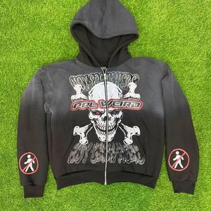 Sweat à capuche zippé de qualité supérieure pour hommes, 100% coton molletonné 300 GSM, vente en gros - Product Image 5