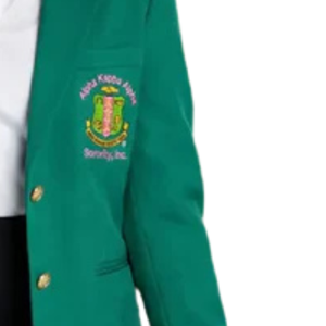 Blazer Deportivo con Escudo Bordado para Mujer, Chaqueta Premium de Corte Entallado, Ropa Exterior Profesional Informal de Negocios - Product Image 3