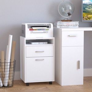 White Storage File Cabinet - Product Image 5