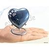 Heart-Shaped Ceramic Pet Urn for Dogs Modern Durable <b>Memorial</b> Casket - Product Image 3