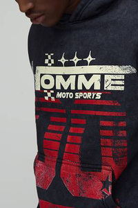 <b>Custom</b> Screen Print Design Cotton Fleece Sun Fade Men's Graphic Hoodies Streetwear Pullover Sweatshirt Manufacturer Supplier OEM - Product Image 5