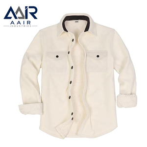 Veste en toile 100 % coton pour homme, respirante, résistante à l'abrasion, coupe classique, col rabattu, vêtement d'extérieur pour l'automne - Product Image 2