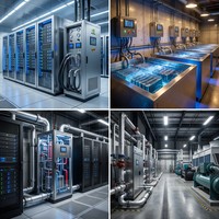 Unité de distribution de liquide de refroidissement (CDU) pour centre de données IA en cuivre robuste, carte de contrôle principale PCB de refroidissement liquide GB200