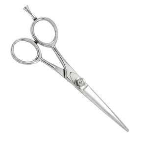 Ciseaux à effiler professionnels en acier inoxydable à lame tranchante, plaqué or rose 18 carats, avec manche ergonomique en céramique, pour droitiers, destinés aux coiffeurs - Product Image 3