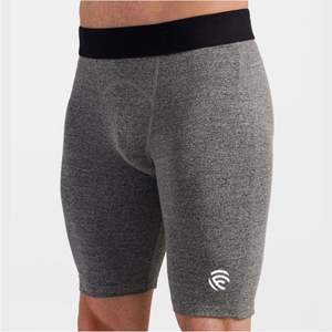 Shorts de compression pour homme gris - Coupe ajustée - Product Image 1