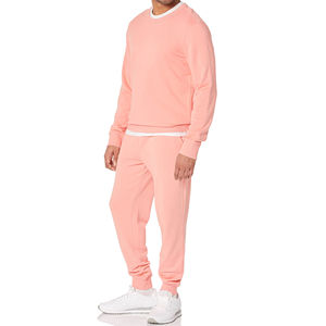 ชุดเซ็ตเสื้อฮู้ดและกางเกงจ็อกเกอร์สำหรับผู้ชาย สไตล์สตรีทแวร์และแอธลีเชอร์ รับผลิตตามแบบ พร้อมสกรีนโลโก้ ขายส่งจากโรงงานโดยตรง - Product Image 5