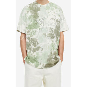 Camiseta de Manga Corta Informal de Verano para Hombre, 100% Algodón, Diseño Tie-Dye, Logotipo Personalizable, Transpirable, de Secado Rápido y Ligera - Product Image 4