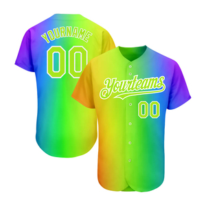 เสื้อเบสบอลแบบกำหนดเองสำหรับผู้ชาย ชุดทีม โพลีเอสเตอร์ 100% แห้งเร็ว ระบายอากาศได้ดี คอวี ทรงปกติ เสื้อผ้ากีฬา - Product Image 1
