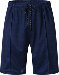 Conjunto de Polo Formal y Pantalones Cortos para Hombre, Color Rosa Sólido, Bordado, con Cierre de Cremallera, Secado Rápido, Tela No Tejida, para Verano - Product Image 2