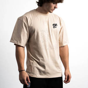 Premium Quality Soft Cotton Stretch Fabric Oversized <b>Pump</b> <b>Cover</b> Tees Men Fitness <b>Gym</b> Casual Loose Style - Product Image 6