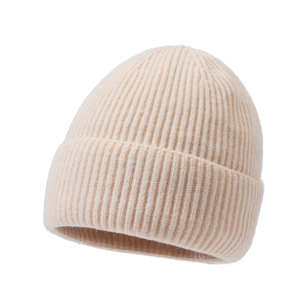 Unisex Solid Blue Jacquard <b>Beanie</b> Knit Hat 100% Acrylic Breathable & <b>Waterproof</b> Winter Casual Adult 58-60CM - Product Image 5