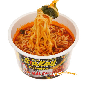 เอซคุก ซิวเคย์ ซีฟู้ดส์ บะหมี่กึ่งสำเร็จรูป รสซีฟู้ดส์ 96 กรัม - Product Image 3