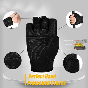 Men Cycling <b>Gloves</b> Half Finger <b>Weight</b> Lifting <b>Gloves</b> Custom Made Own Logo Fitness <b>Training</b> Workout Gym <b>Gloves</b> - Product Image 4