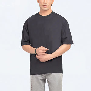 Camiseta de Hombre al por Mayor, Personalizada con Logotipo Serigrafiado, Estilo Urbano, 100% Algodón, Peso Pesado 210g, Corte Holgado, Ecológica - Product Image 4