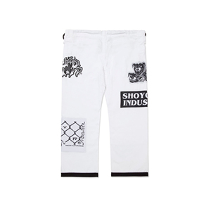 Último Modelo Shoyorol Blanco #   Kimono Brasileño de Jiu-Jitsu BJJ, Uniforme de Jiu-Jitsu, 100% Algodón, Transpirable, Corte Holgado, para Entrenamiento, 440g - Product Image 4