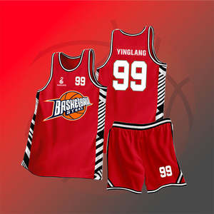 Último Diseño Personalizado de Uniformes de Baloncesto para Adultos, Conjuntos de Uniformes de Equipo, 100% Poliéster Transpirable, Ropa de Baloncesto Sublimada - Product Image 2