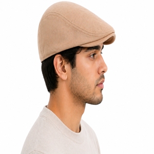 Unisex Newsboy <b>Hat</b> Beret Style Soft Cotton Vintage Casual Classic Fashion Headwear <b>Flat</b> <b>Hat</b> Daily Wear Clean Look for Unisex - Product Image 2