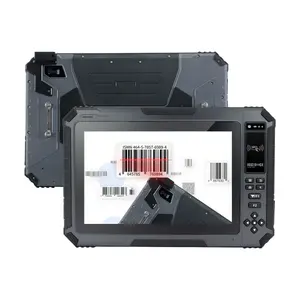 HUGEROCK R101 대용량 배터리 14600mAh 10.1 "안드로이드 태블릿 nfc 카드 스키머 바코드 스캐너 터미널 데이터 수집기 pc