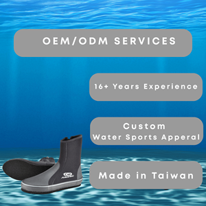 Aropec 3mm 5mm zipper <b>boot</b> with side zip and semi-rigid sole for scuba <b>diving</b> water sport OEM ODM Custom Manufacturer logo - Product Image 3