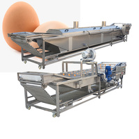 Moxin Cuiseur à oeufs électrique Chaudière Convoyeur à rouleaux Cuiseur à oeufs durs Machine à ligne de traitement des aliments