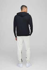 Conjunto Deportivo de 2 Piezas para Hombre, Diseño Moderno, Logotipo Personalizado, Corte Regular, Sudadera con Capucha y Cremallera, Pantalones Deportivos, Ropa de Entrenamiento para Gimnasio - Product Image 2