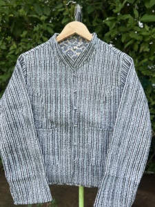 Designer Handmade Quilted Cotton <b>Winter</b> Jacket | Unisex Artisan Printed Casual <b>Coat</b> | Premium Ethical Fashion Outerwear - Product Image 3