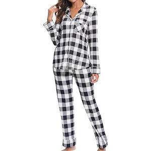 Robe de nuit en satin de soie et coton de luxe pour femme, ensemble deux pièces grande taille avec logo frontal, tissu doux de haute qualité, coupe confortable - Product Image 4