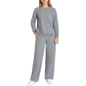 Ensemble décontracté deux pièces pour femme grande taille : sweat-shirt et pantalon large – Survêtement et tenue de détente – Vente en gros OEM - Product Image 1