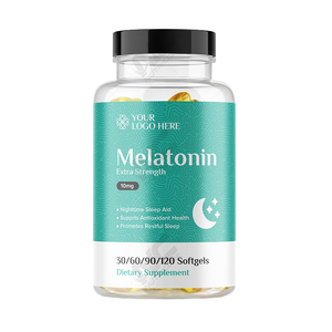เมลาโทนินซอฟต์เจล อาหารเสริมสุขภาพ คุณภาพเยี่ยม ขายดี สำหรับผู้ใหญ่ ผู้ซื้อจำนวนมาก โรงงานโดยตรง - Product Image 1