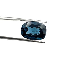 9X12mm <b>London</b> Blue Topaz Cushion Cut Loose Gemstone Top Quality Faceted Stone For Jewelry Making Wholesale Bulk Factory Price - Product Image 4