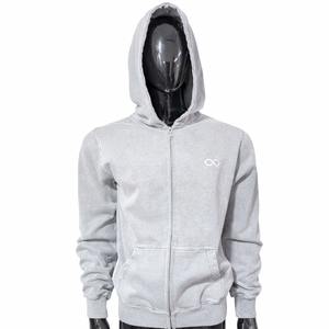 เสื้อฮู้ดซิปหน้าพิมพ์ลายทรงปกติ ผ้าฝ้าย 100% แขนเสื้อแบบดรอปไหล่ มีเชือกผูก กระเป๋าหน้า เหมาะสำหรับผู้ชาย สไตล์สตรีทแวร์สำหรับฤดูหนาว - Product Image 6