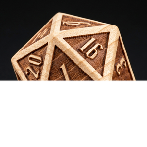 Juego de Dados de Madera Natural para DND, Dados Poliédricos Grabados con Números de Madera Natural para Juegos de Rol de Mesa como Dungeons and Dragons - Product Image 3