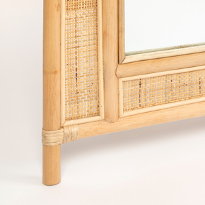 High Quality Natural Rattan Floor Standing <b>Mirror</b> <b>Mirrors</b> Decor Wall Living Room Bedroom Entryway from Vietnam - Product Image 3