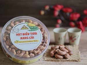 Salty Roasted Buttery Cashew <b>Nuts</b> ISO Certified Dong Phu Brand Premium Organic W240 Round Box Vietnam Custom Label - Product Image 2