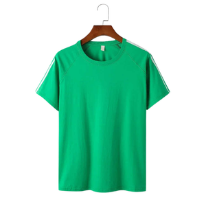 Camiseta de Hombre Negra 100% Algodón Estampada, Manga Corta, Cuello Redondo, Corte Regular, Informal, Transpirable, Tejido de Punto Ecológico - Product Image 6