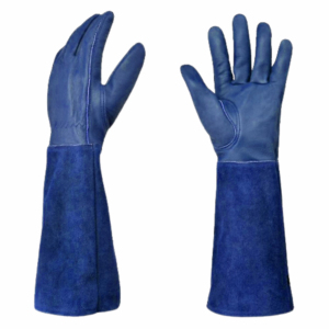 Guantes de Trabajo de Cuero Resistentes al Calor OEM, Guantes de Soldadura Ignífugos con Palma Reforzada para Uso Industrial y de Seguridad - Product Image 2