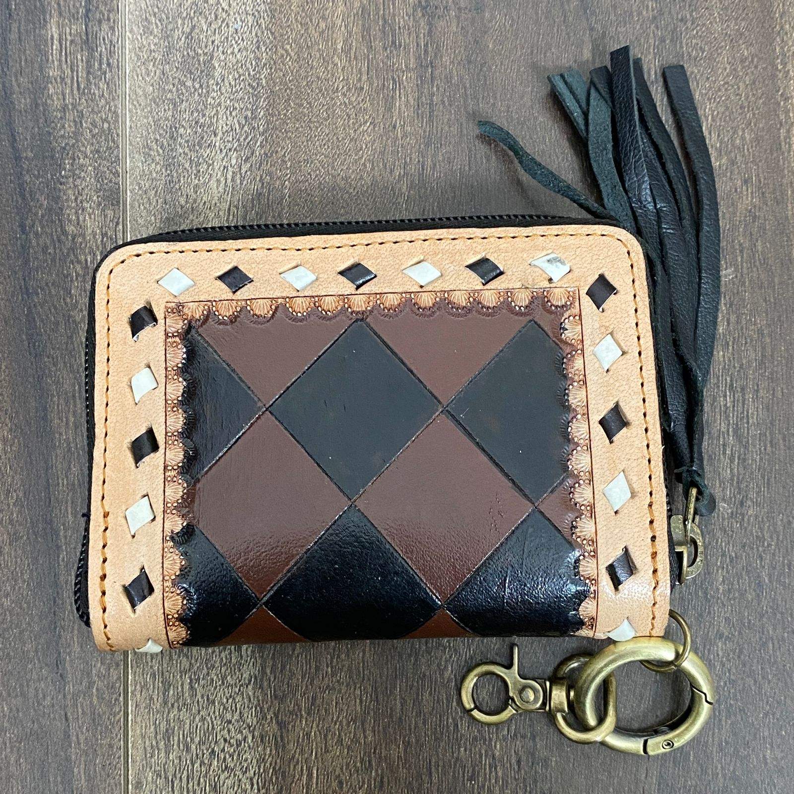 Brown & Black Checkered