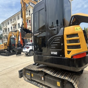 Offre Spéciale : Excavatrice d'occasion Sany SY55C, moteur d'origine 90% neuf, haute qualité, puissance 110 kW, pour travaux municipaux - Product Image 5