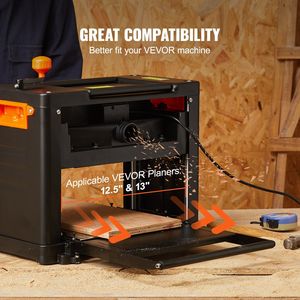 Lame per Pialle da Legno HSS da 13 Pollici, Durevoli HRC55-60, Facile Installazione con Fori Pre-Forati - Product Image 5