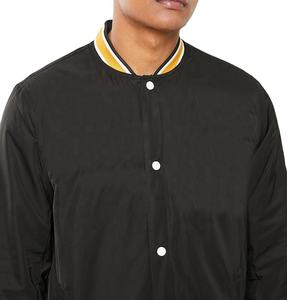 Venta al por mayor Chenille bordado personalizado diseño bombardero chaqueta hombres satén béisbol Letterman Varsity chaquetas para hombres - Product Image 5