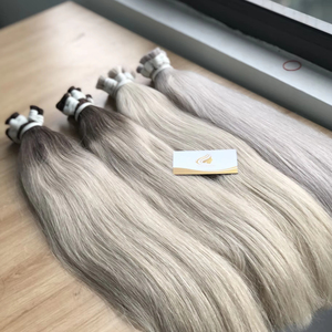 Extensions de Cheveux Humains Vierges 100% Naturels du Vietnam, Texture Lisse, 100g, Non-Remy, Qualité Supérieure, Prix de Gros Minh Khang - Product Image 1