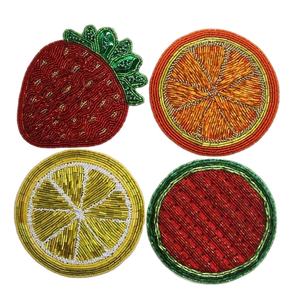 Posavasos Moderno y Elegante con Bordado de Cuentas para Mesa de Comedor, Cuentas Personalizadas para Punto de Cruz y Manualidades de Bordado - Product Image 1