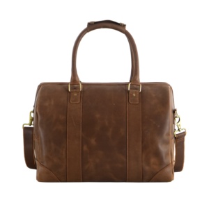 Bolso de Cuero Personalizado Estilo Vintage Crazy Horse, Acabado Marrón Crazy Horse, Tamaño Personalizado, Marca Privada, Fabricante Mayorista OEM/ODM - Product Image 4