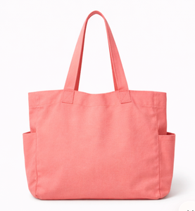 Sacs fourre-tout en toile de plage de haute qualité pour femmes, sac fourre-tout en toile de coton brodé avec logo, sac à bandoulière en toile - Product Image 2