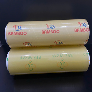 Película de plástico PVC para alimentos de alta calidad y bajo precio, muy vendida, película de embalaje, fabricante con 11 años de experiencia, ancho 30/45/60cm, 9/10 micras - Product Image 4